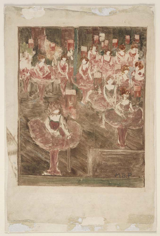 Maurice Prendergast - The Rehearsal, vintage art, modern poster print