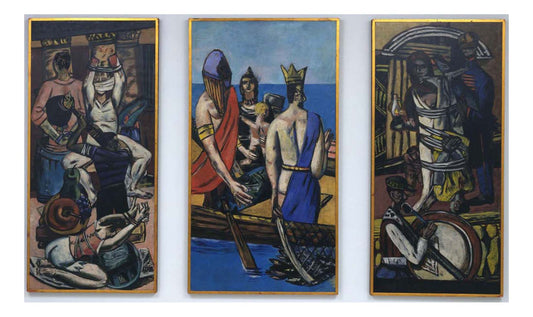 Max Beckmann - Departure, 16x12" (A3) Poster Print