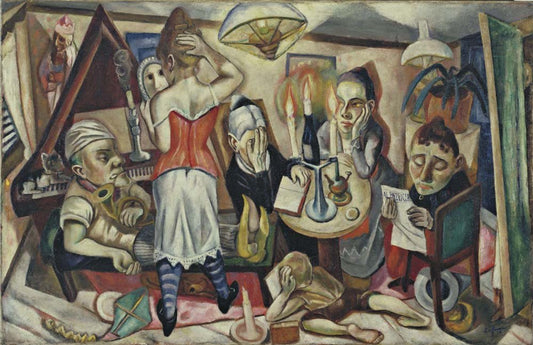 Max Beckmann - Family Picture, vintage art, modern poster print