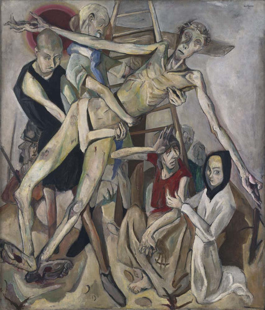Max Beckmann - The Descent from the Cross, vintage art, modern poster print