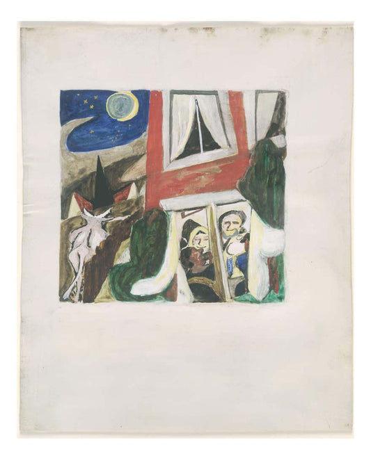 Max Beckmann - The Feast of the Prodigal Son, 16x12" (A3) Poster Print