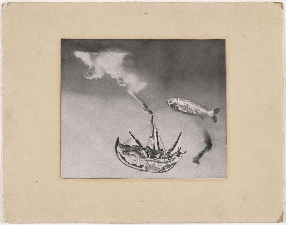Max Ernst - Here Everything is Still Floating, vintage art, A3 (16x12")  Poster Print 