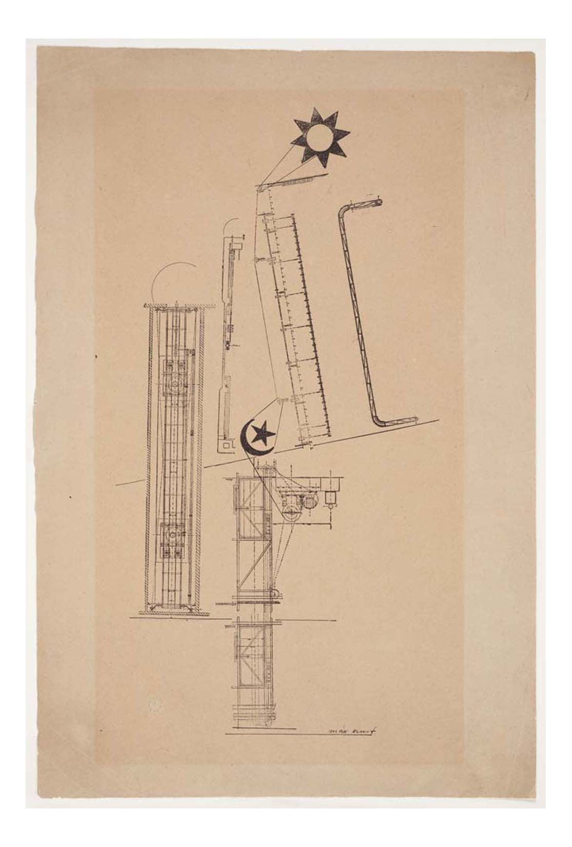 Max Ernst - Hypertrophic Trophy, 16x12" (A3) Poster Print