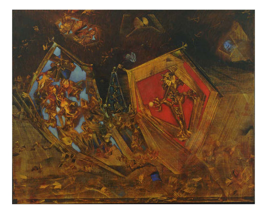 Max Ernst - Mundus est Fabula, 16x12" (A3) Poster Print