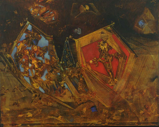 Max Ernst - Mundus est Fabula, vintage art, modern poster print