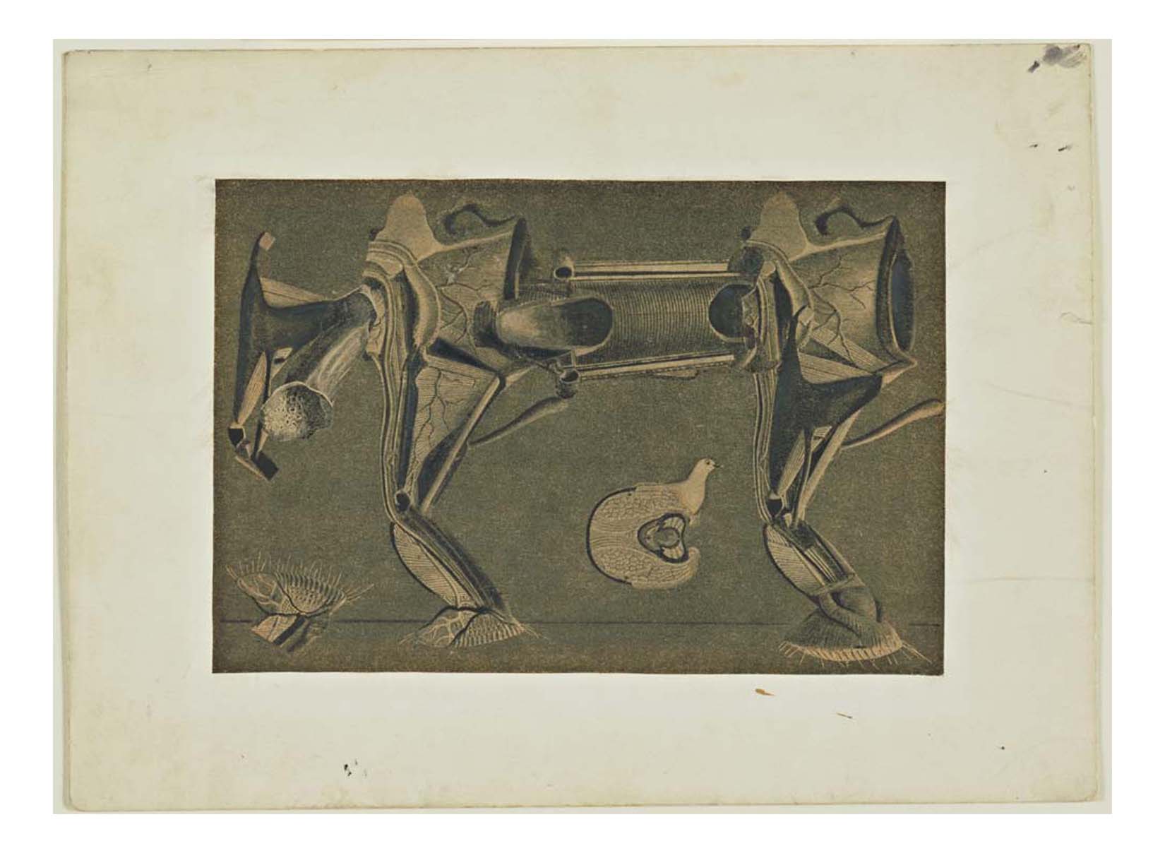 Max Ernst - The Horse He's Sick, 16x12" (A3) Poster Print