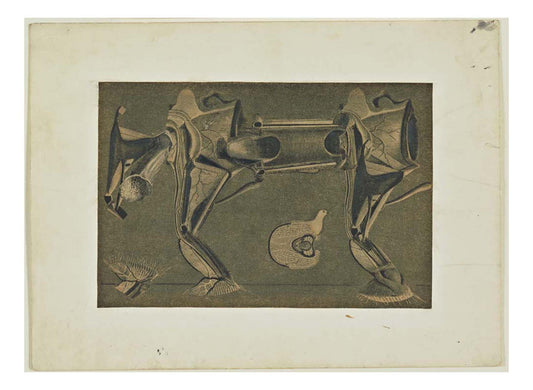 Max Ernst - The Horse He's Sick, 16x12" (A3) Poster Print