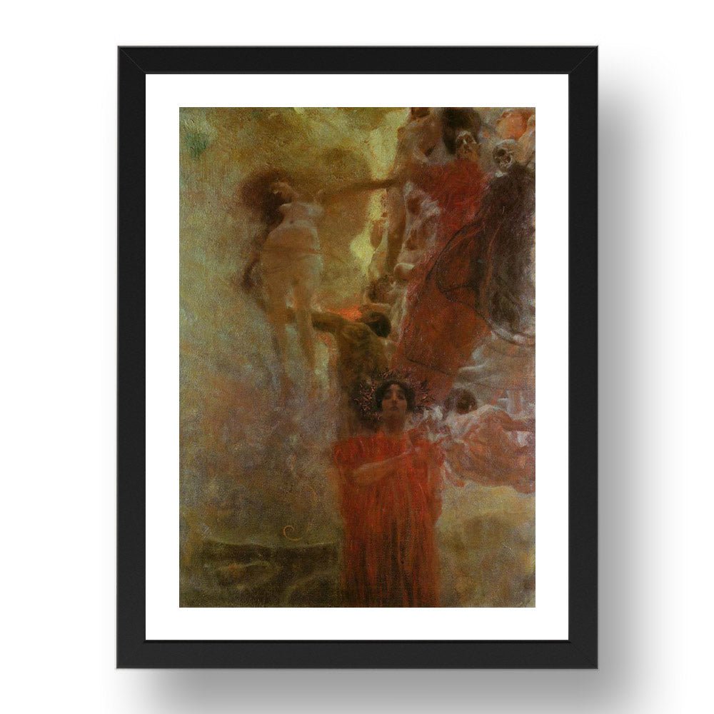 Medicine 1887 1888 by Gustav Klimt, 17x13" Frame