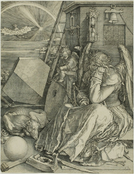 Melencolia I by  Albrecht Dürer, 23x16"( A2 size) Poster Print