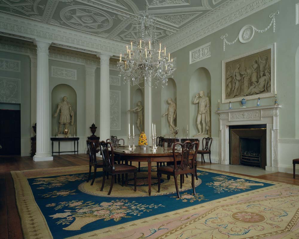 dining room(lansdowne house) by R.Adam, 12x8" (A4) Poster