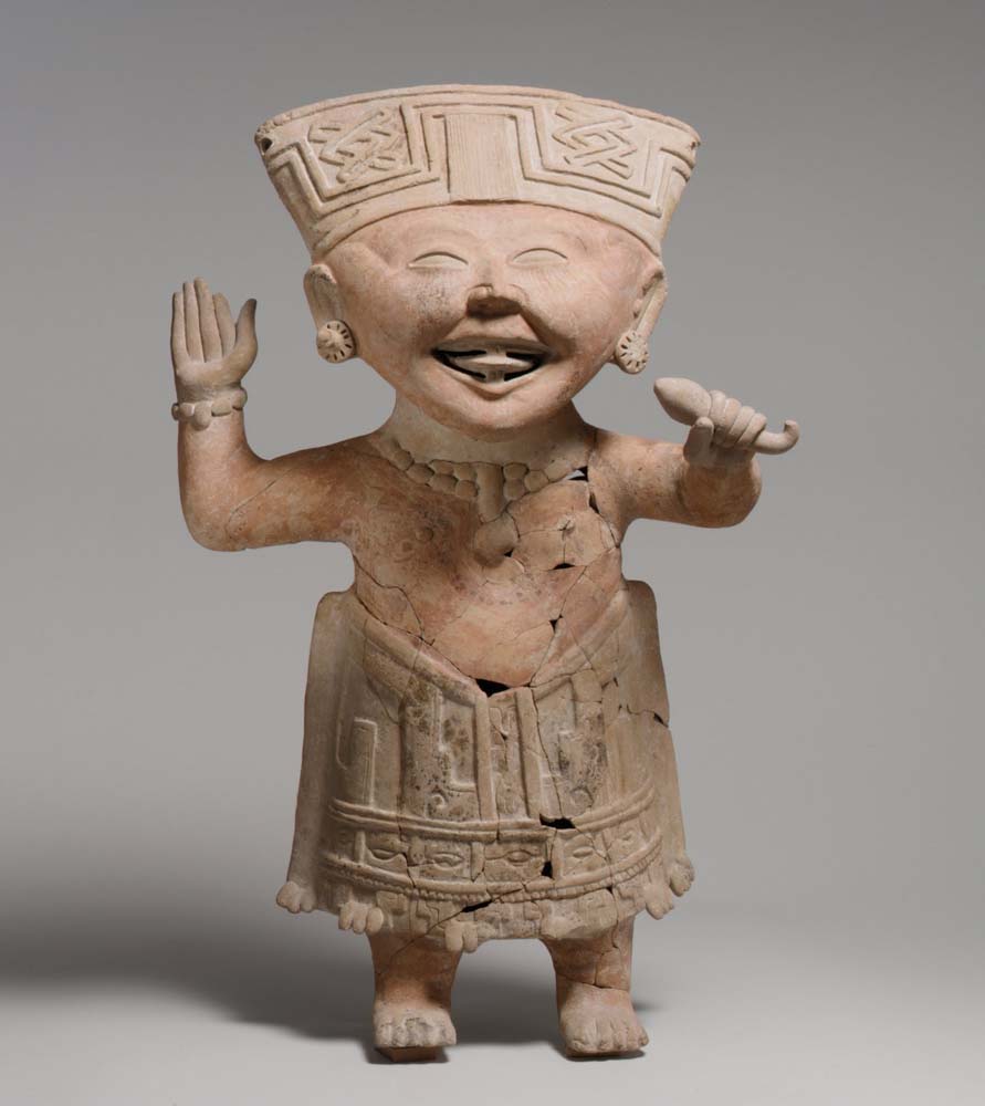 smiling figure by Unknown,7th-8th c., 12x8" (A4) Poster