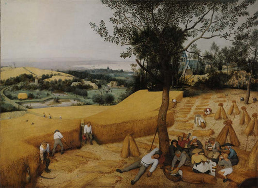 the harvesters by P.Bruegel (Elder)1565, 12x8" (A4) Poster