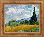wheat field with cypresses by V.van Gogh, 12x8" (A4) Poster