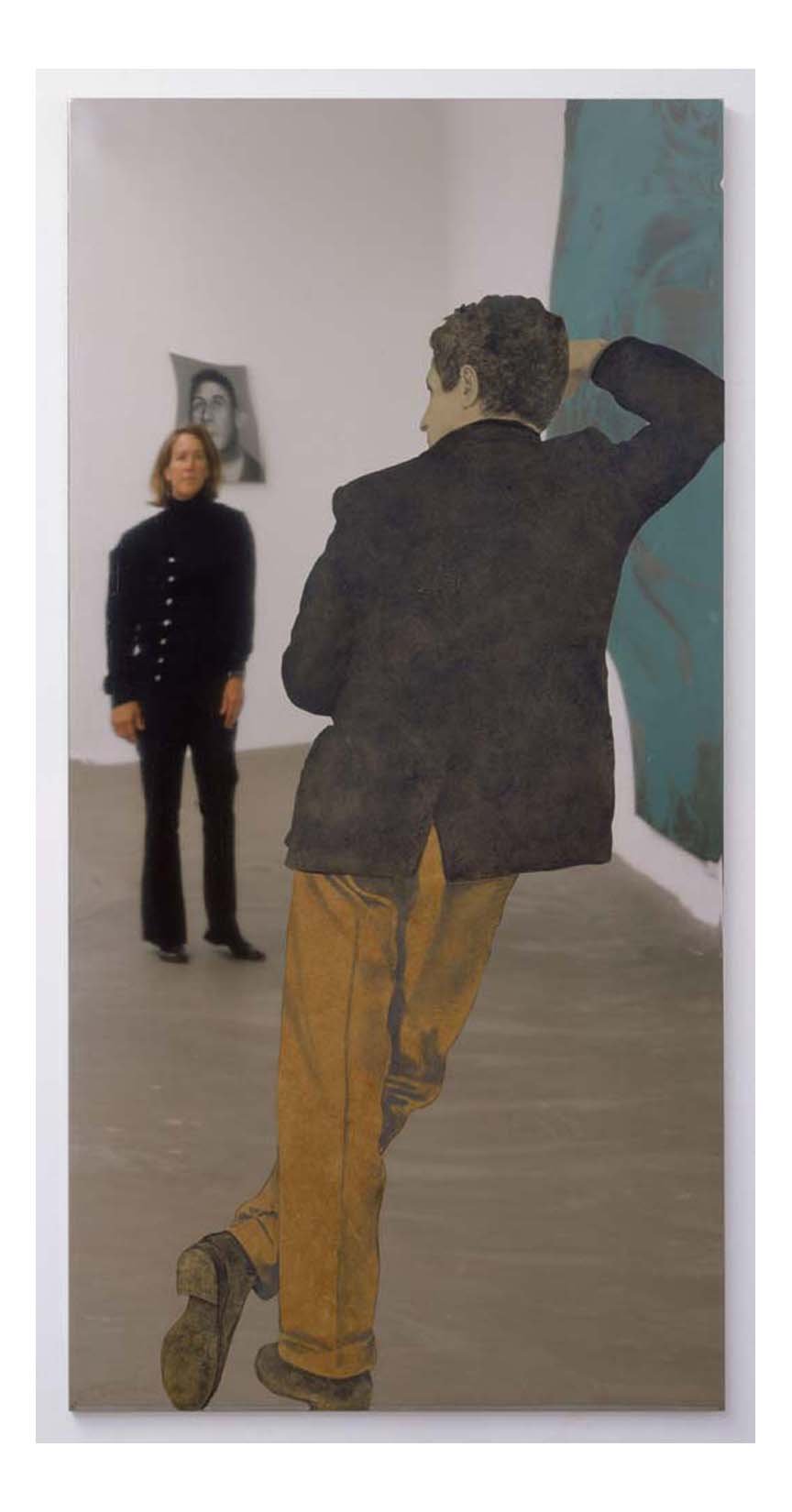 Michelangelo Pistoletto - Man with Yellow Pants, 16x12" (A3) Poster Print