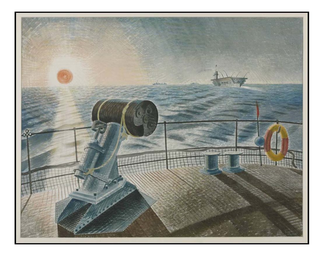 Midnight Sun (1940) by Eric Ravilious, A4 size (8.27 × 11.69 inches) Poster