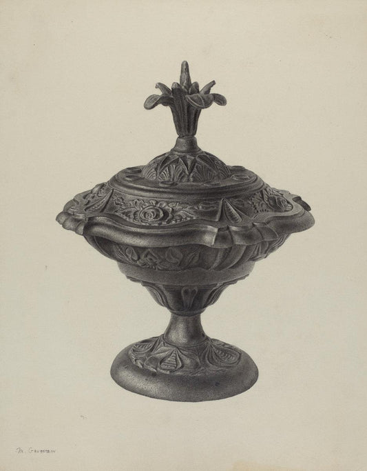 Milton Grubstein:Stove Urn,16x12"(A3) Poster