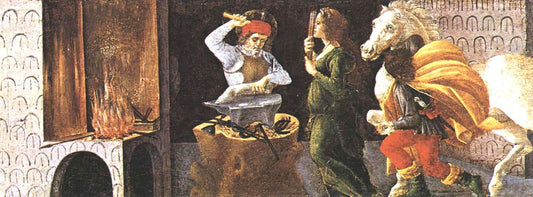 Miracle of St Eligius (San Marco Altarpiece), vintage artwork by Sandro Botticelli, A3 (16x12") Poster Print