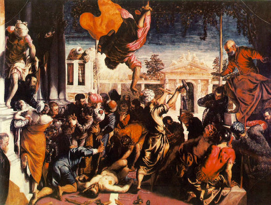 Miracle of the Slave, vintage artwork by Tintoretto, A3 (16x12") Poster Print