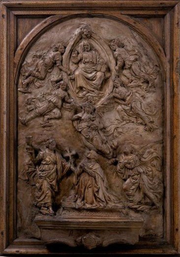 Model for Marble Monument in Pistoia Cathedral, vintage artwork by Andrea del Verrocchio, A3 (16x12") Poster Print