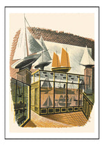 Model Ships and Railways by Eric Ravilious -A4 Poster