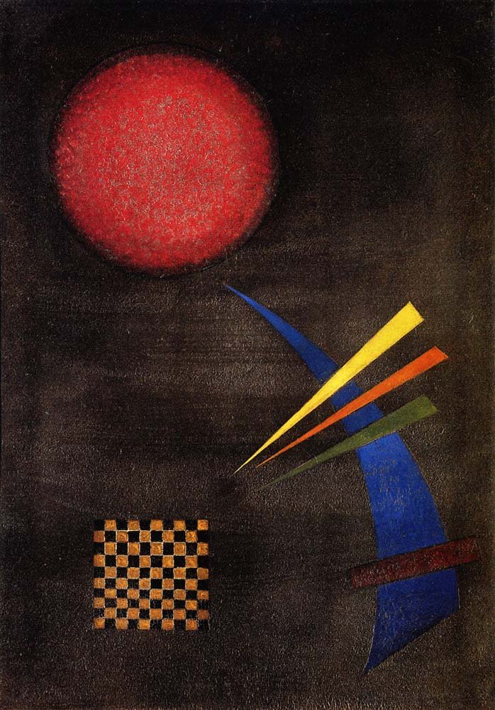 Moderatly (also known as Gemassigt) - Wassily Kandinsky -1925 by Wassily Kandinsky, 23x16"( A2 size ) Poster Print