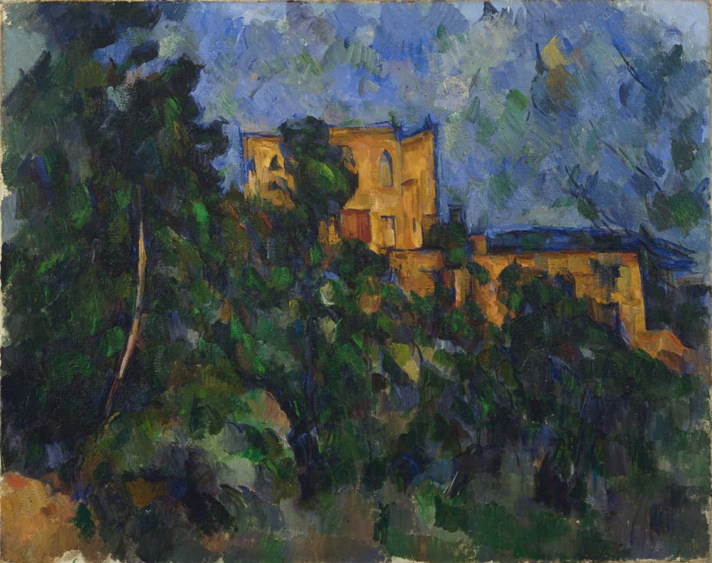 chateau noir by Paul Cézanne,1903-4, 12x8" (A4) Poster