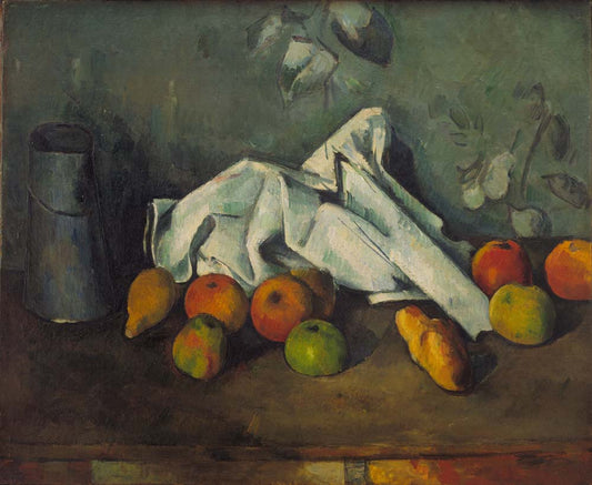 milk can & apples by Paul Cézanne, 12x8" (A4) Poster