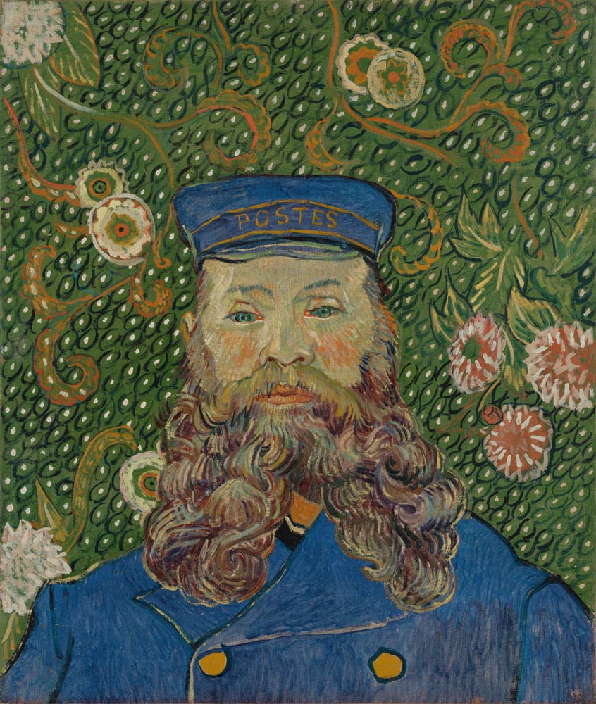 portrait of joseph roulin by V.van Gogh, 12x8" (A4) Poster
