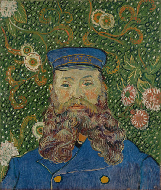 portrait of joseph roulin by V.van Gogh, 12x8" (A4) Poster