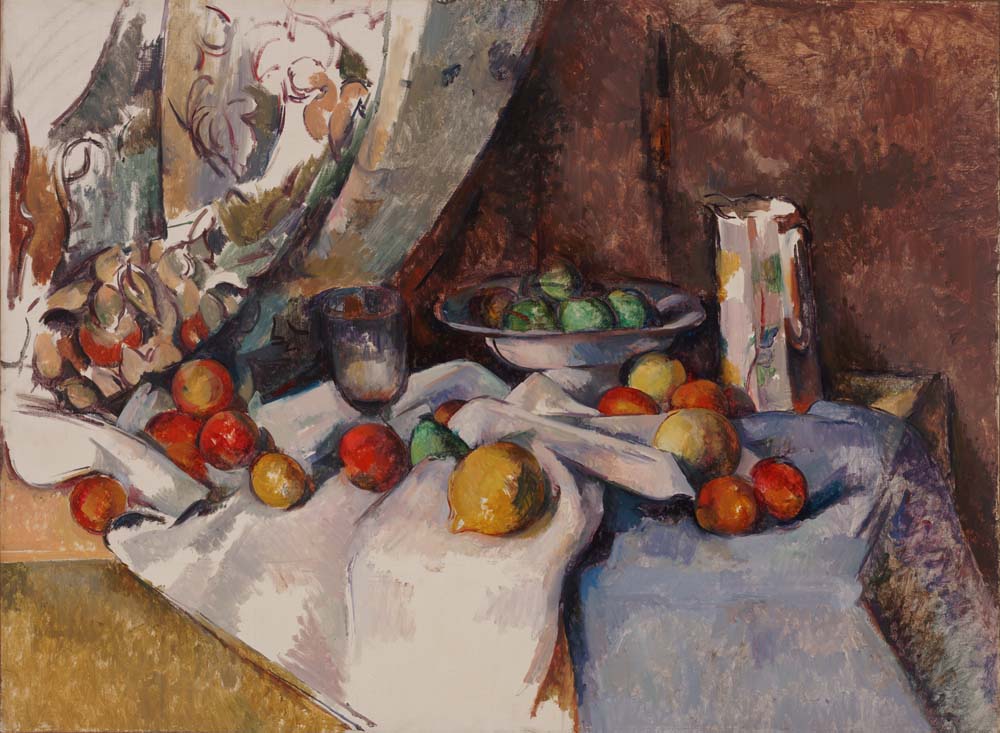 still life with apples by P.Cézanne, 12x8" (A4) Poster