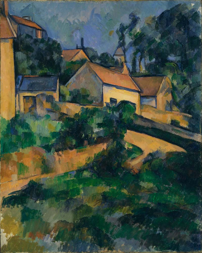 turning road at montgeroult by P.Cézanne, 12x8