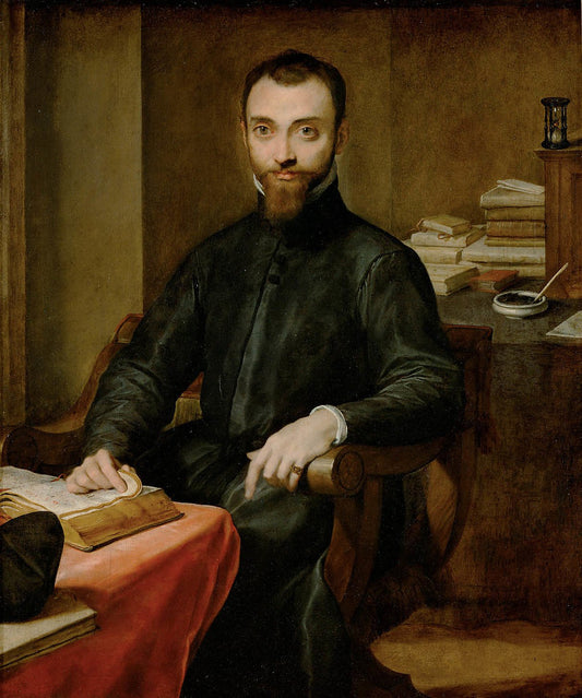 Monsignore Giuliano della Rovere (1559-1621), vintage artwork by Federico Barocci, A3 (16x12") Poster Print