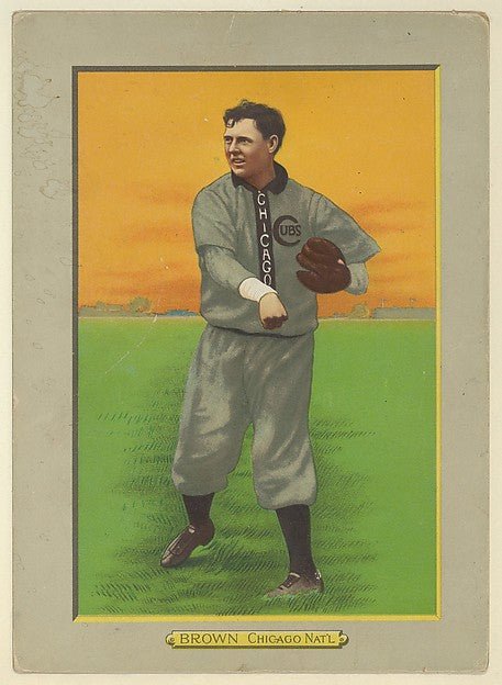 :Mordecai "Three Finger" Brown Pitcher Chicago Cubs  from Tu-16x12"(A3) Poster