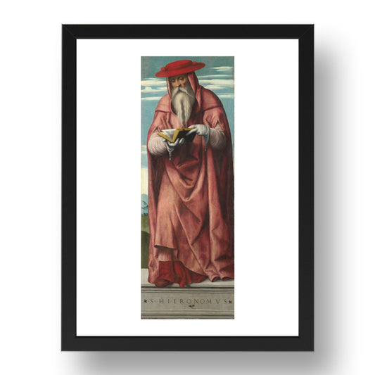 Moretto da Brescia: Saint Jerome, Poster in 17x13"(A3) Frame