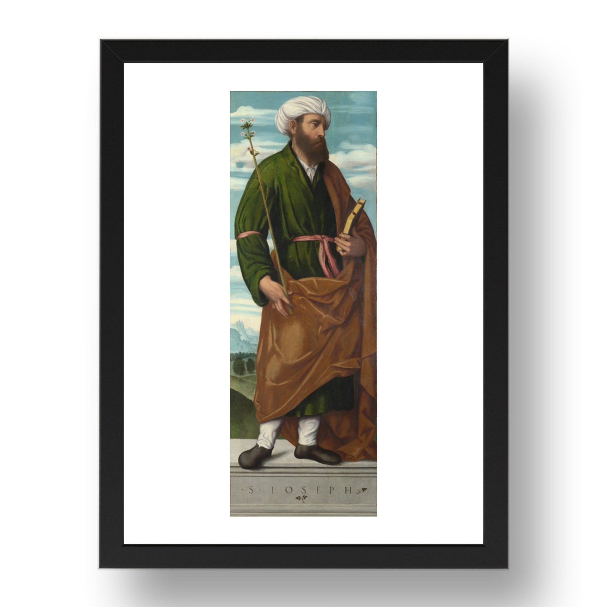 Moretto da Brescia: Saint Joseph, Poster in 17x13"(A3) Frame