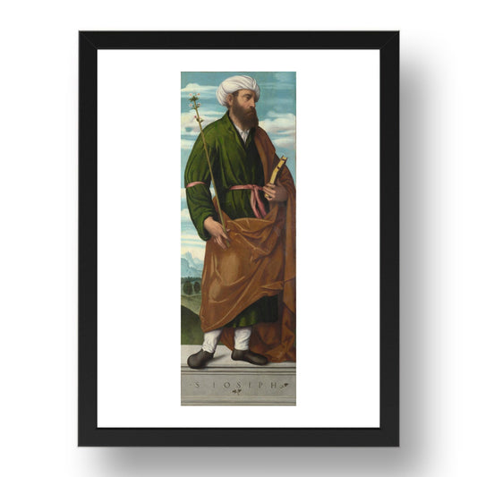 Moretto da Brescia: Saint Joseph, Poster in 17x13"(A3) Frame