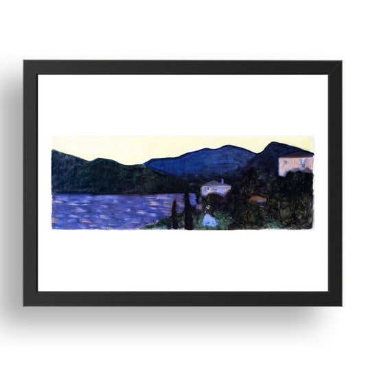 Mountain Landscape with Lake 1902 by Wassily Kandinsky, 17x13" Frame