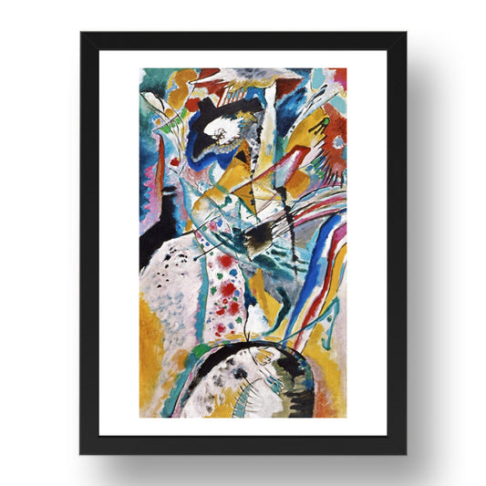 Mural for Edwin R. Campbell (Summer) 1914 by Wassily Kandinsky, 17x13" Frame