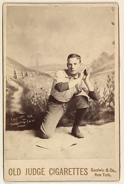 :Murray Washington from the series Old Judge Cigarettes 1888, vintage artwork, 16x12"(A3) Poster Print