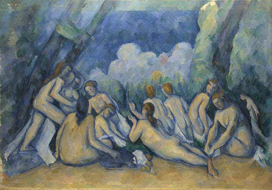 bathers by Paul Cézanne, 12x8" (A4) Poster