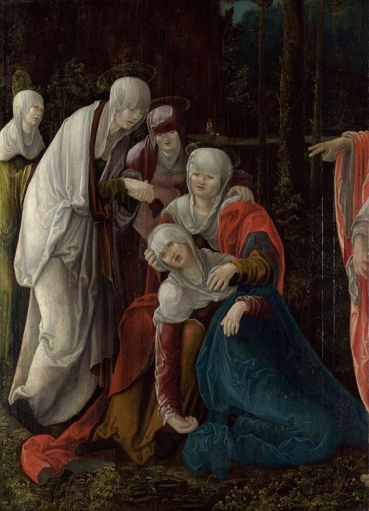 christ taking leave of his mother by W.Huber, 12x8" (A4) Poster