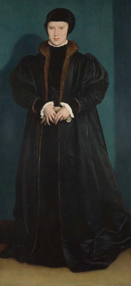 christina of denmark by Hans Holbein, 12x8" (A4) Poster