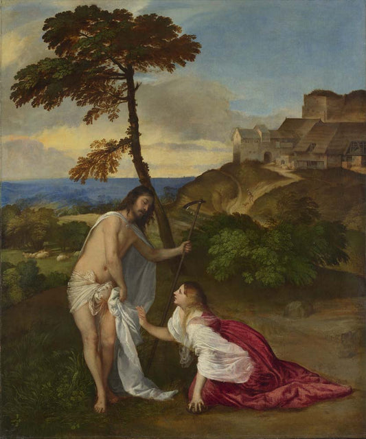 noli me tangere by Titian, ca.1514, 12x8" (A4) Poster