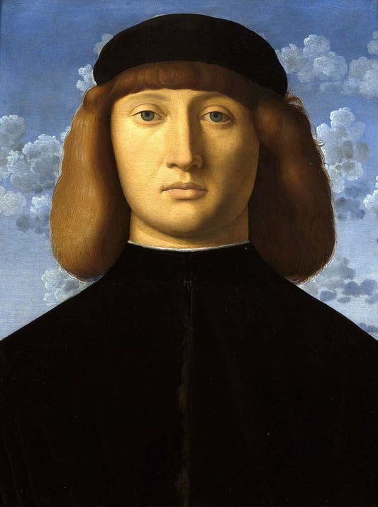 portrait of a young man by V. Catena, 12x8" (A4) Poster