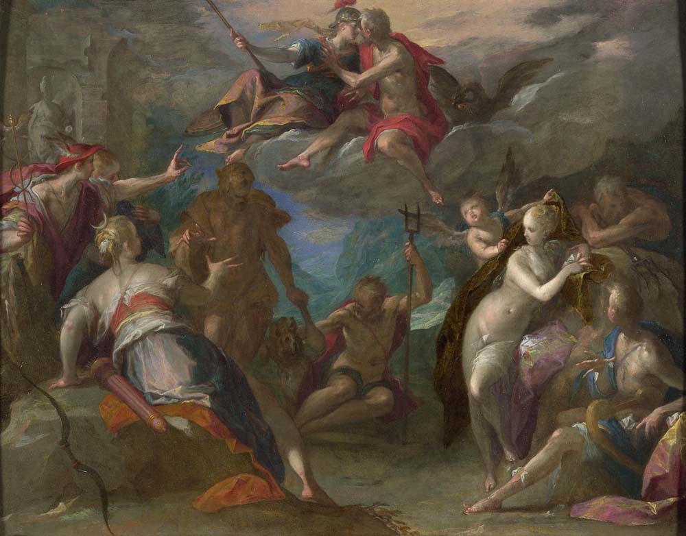 the amazement of gods by Hans van Aachen, 12x8" (A4) Poster
