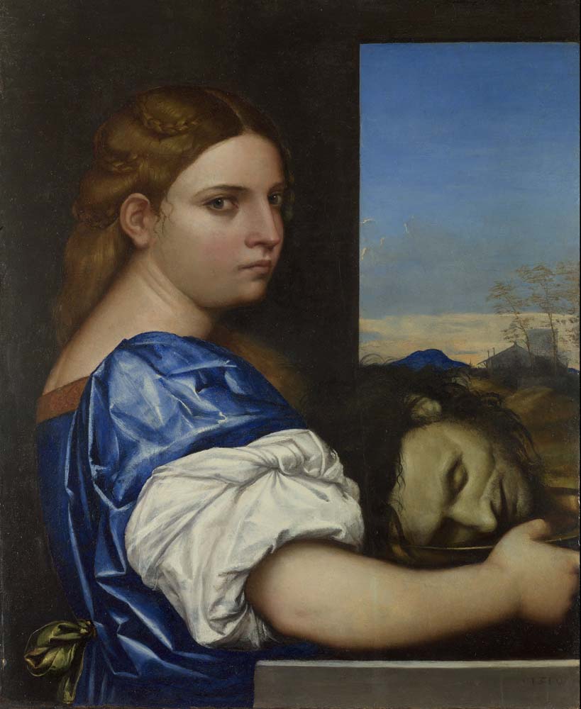 daughter of herodias by S. del Piombo,1510, 12x8" (A4) Poster