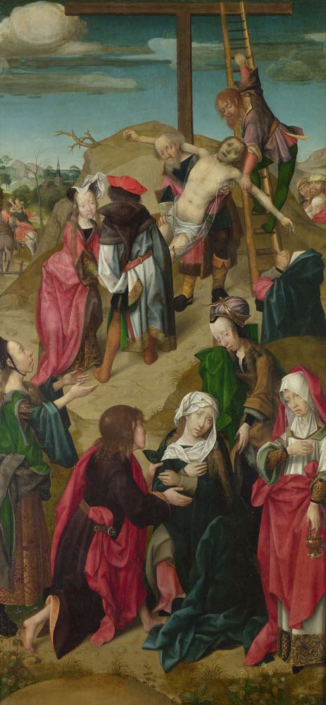 the deposition: right hand panel by M. of Delft, 12x8" (A4) Poster