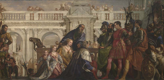 family of darius before alexander by P.Veronese, 12x8" (A4) Poster
