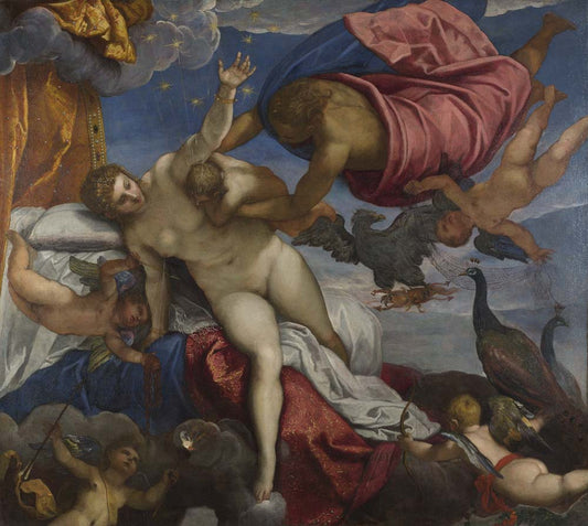the origin of milky way by J. Tintoretto, 12x8" (A4) Poster