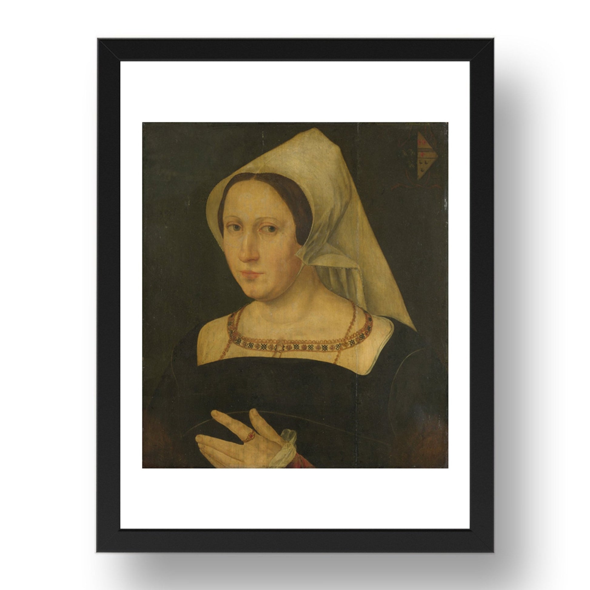 Netherlandish: Anna van Spangen, Wife of Adriaen van der Goes, Poster in 17x13"(A3) Frame